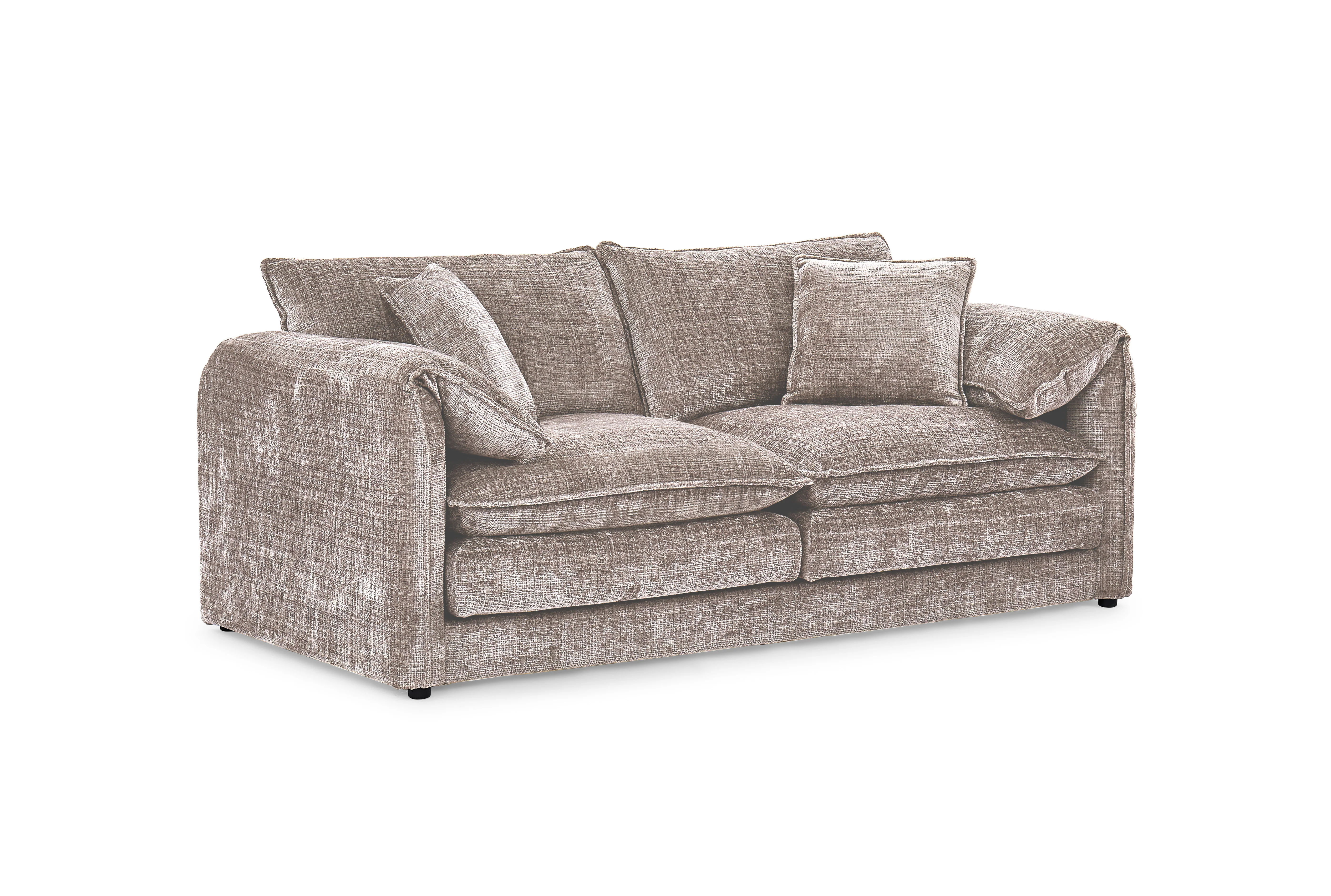 Aria 3 Seater Sofa in Beige - Image 5