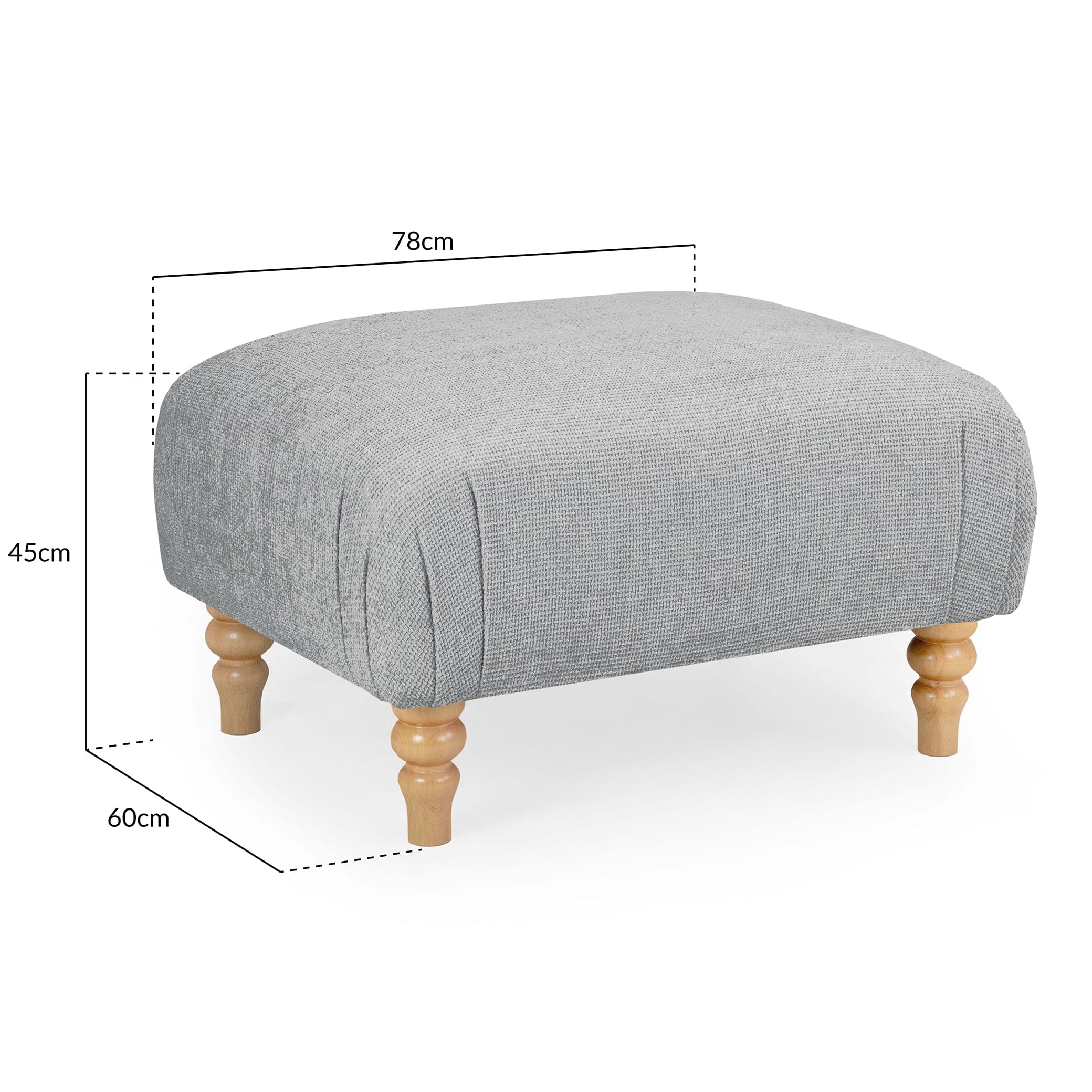 Banks Sofa Slate Footstool - Image 4
