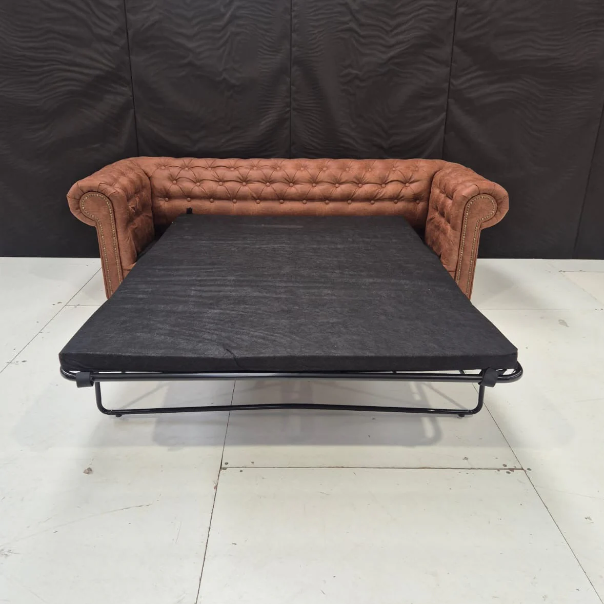 Haverly 3 Seater Chesterfield Sofa Bed - Image 7