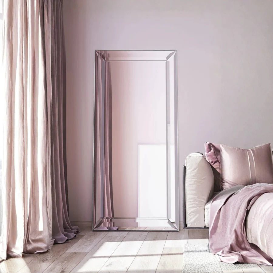 Teddy All Glass Modern Leaner Mirror 165 x 78 CM